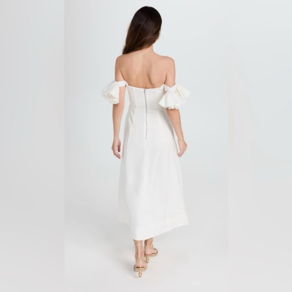 Bardot | Sigma Off-Shoulder Linen Dress - Picture 3 of 6